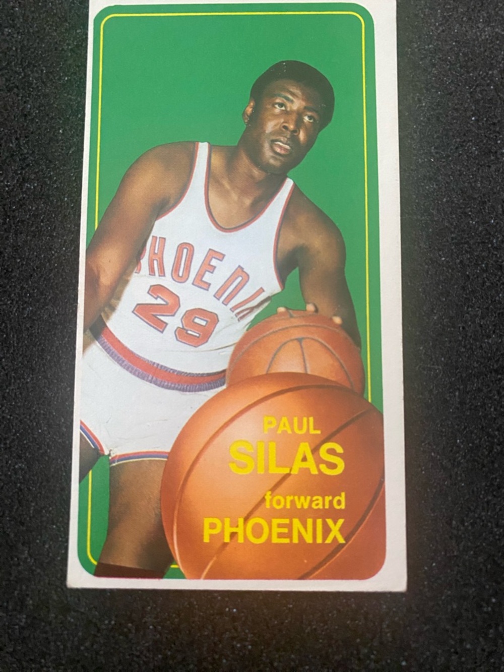 Topps Basketball Card - Green & Orange